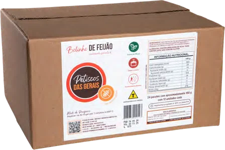 Embalagem Food Service do Bolinho de Feijão Suavemente Picante