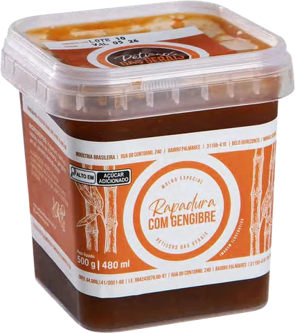 Embalagem Food Service do Molho de Rapadura com Gengibre